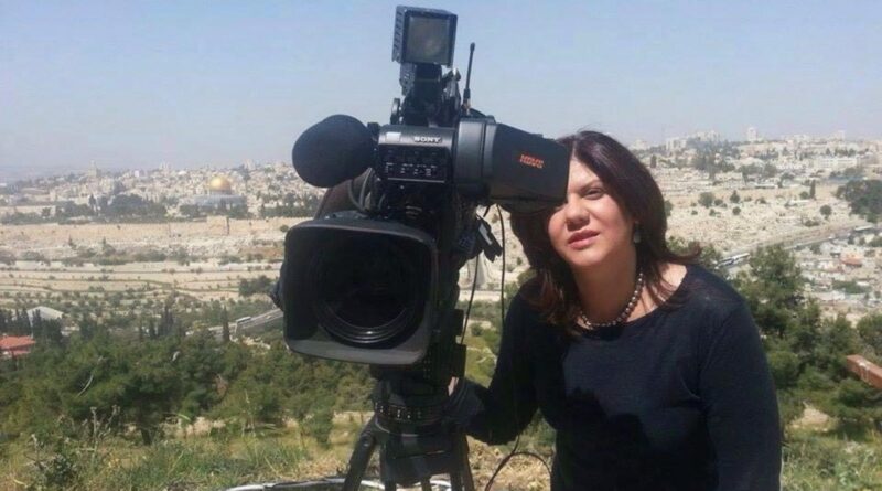 Periodista de Al Jazeera, la palestina Shireen Abu Akleh, fallece en fuego israelí